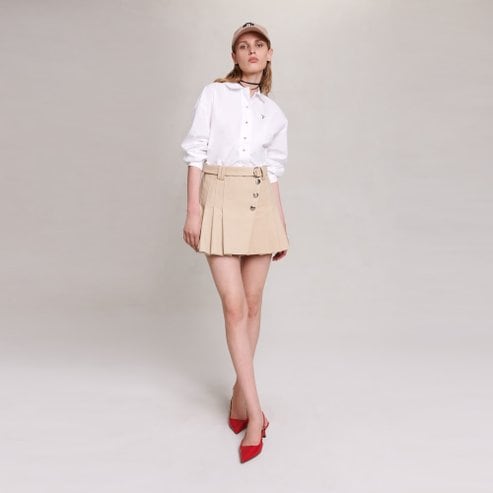 마쥬 [시즌오프 30%] 플리츠 미니 스커트