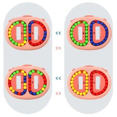 회전 매직빈 피젯 패드 큐브 양면 게임 스피너 팝잇 스핀 토이 입체 퍼즐 블럭 신기한 장난감 스