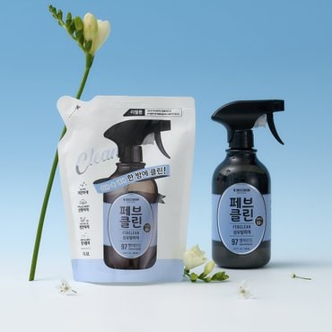 더블유드레스룸 [단품/1+1] 페브클린 섬유탈취제 리필팩 450ml