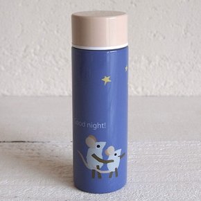 아이토 Leo Lionni Pocket bottle 스테인리스제 휴대용 마호병 140ml (잘자) 지름 4.5×14.5 cm