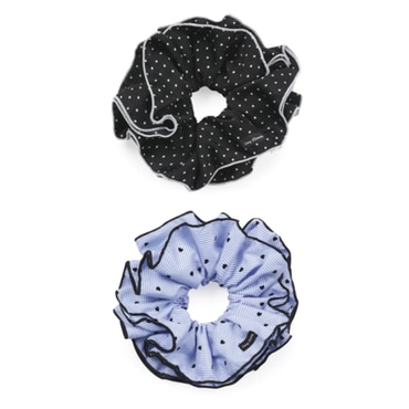 그레이맨션 미니 패턴 스크런치 Carry Barrette Mini Pattern Scrunch