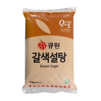 삼양사 큐원 갈색설탕 5kg