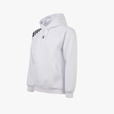 스파이더 공용 롱 라드패드 후드 티셔츠 SPIFCNHD301UWHT