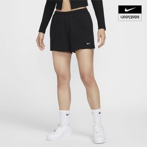 우먼스 나이키 스포츠웨어 칠 테리 미드라이즈 4인치 프렌치 테리 쇼츠 NIKE HF6941-010