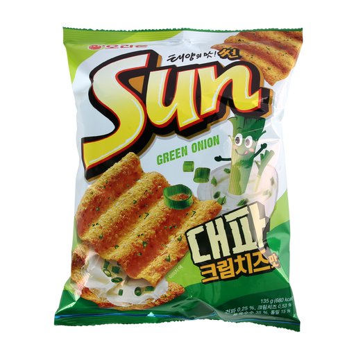 신상 오리온 썬 대파크림치즈맛 135g