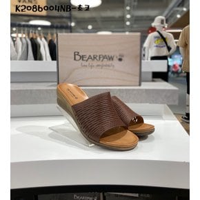 베어파우(BEARPAW) KIKI 웨지 슬리퍼 K2086004NB-W 초코