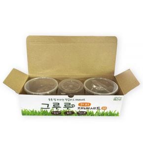 힐링타임 그루루 캣글라스 재배세트 3p 귀리 1세트