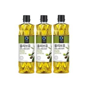 청정원 올리브유 500ml [3개]