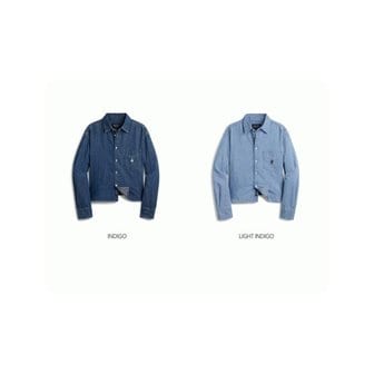 후아유 여성 스티브 크롭 데님셔츠Steve Crop Denim Shirts WHYJE2336F_P353227105