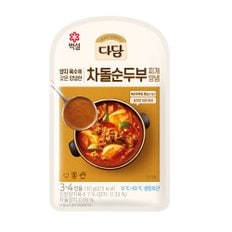 다담 차돌순두부찌개 양념 130g