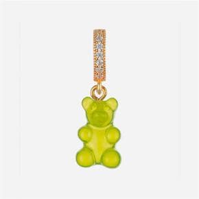 크리스탈 헤이즈 Nostalgia Bear Pave Pendant Lime