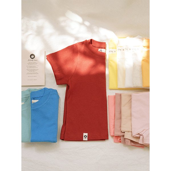 실키 - 데일리 유아 반팔 티셔츠