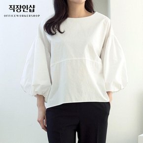 블라우스 브라우스 여름 여성 셔츠 남방 BL 면 아이보리