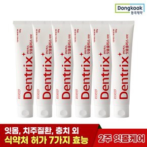 덴트릭스 잇몸플러스 치약 160g 6개