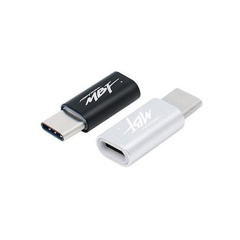 엠지솔루션 MBF-5PUCMS (실버) 마이크로5P to USB C 변환 젠더