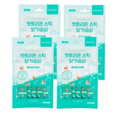 스틱 닭가슴살 4SET 고양이스틱, 고양이 유산균 대체 프로바이오틱스(강아지겸용)