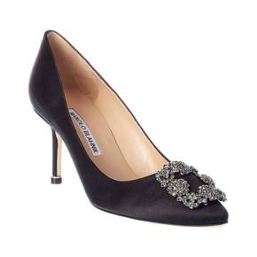 4472929 Manolo Blahnik Hangisi 70 Satin Pump