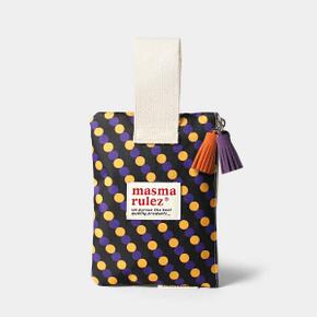 아트박스/마스마룰즈 Strap pouch _ Orange purple mix dot