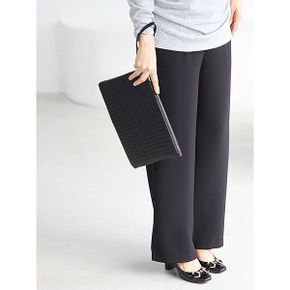 A42420 리치 미들 위빙 클러치백 블랙 50대 엄마옷_P418409464