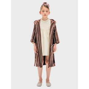 테리 키즈 로브 Terry Kids Robe Brown Ivory