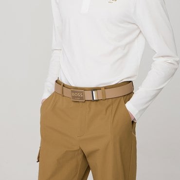 BOSS GOLF 보스골프 더블 B 로고 버클 벨트 MAN CAMEL