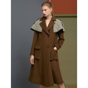 DETACHABLE QUILTED CAPE COAT_BP3AWC0910