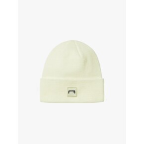 SIGNATURE LOGO BEANIE-IVORY