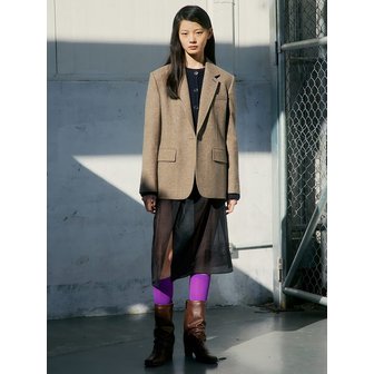 구호 플러스 Signature Semi Overfit Jacket  Brown (KE5111M01D)