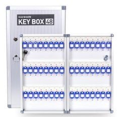 [현대오피스] 열쇠보관함 KEY BOX 48P 키보관함 키박스 열쇠함 벽걸이형 알루미늄