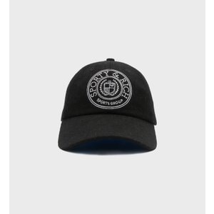 스포티앤리치 공식 온라인 Connecticut Crest Flannel Hat 남녀 공용 울모자 SRB3HT109BK