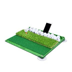 [홀리데이] 골프 스윙매트 실내 연습 잔디 올인원 볼트레이매트(러프형)