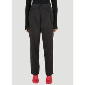 24 FW 메릴 로게 여성 Pleated Tuxedo Pants mrl0248007blk