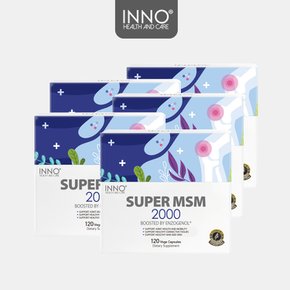 뉴질랜드 Inno Health 이노헬스 슈퍼 MSM 2000 120정 5팩