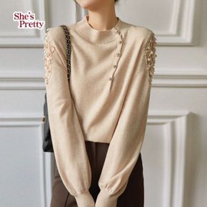 메쉬숄더퍼프니트_P347903395