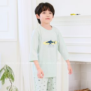 PPIPPILONG 아동내복 7부 레이온 유아 아동 실내복 잠옷 상하 PL SS53-13