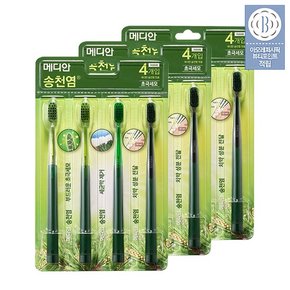송천염 미세모 칫솔 4입 X3