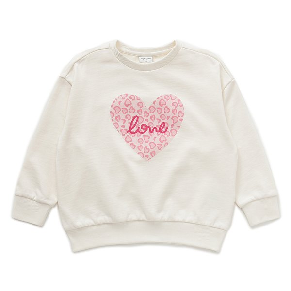 [여주점] [오프라벨 여주점] 래핑차일드 (CR) 레오파드 맨투맨 (85A39-332-01)