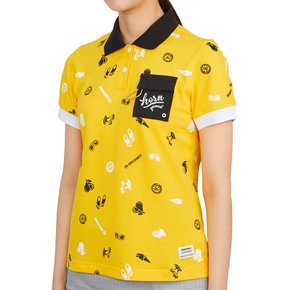 골프웨어 여성 반팔티셔츠 HCW 2A AP03 YELLOW