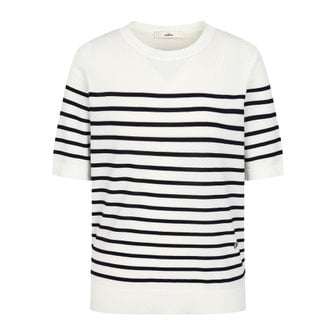 레노마레이디 썸머 스트라이프 니트티 R3F22KPO170
