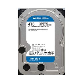 Western Digital 웨스턴 디지털 WD Blue 내장 HDD 하드 디스크 4TB SMR 3.5 256MB WD40EZAZ-EC