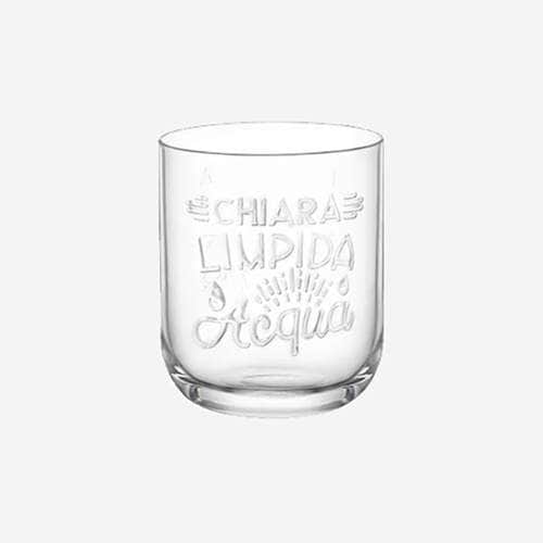 보르미올리 그라피카 아쿠아 유리컵 395ml 1P