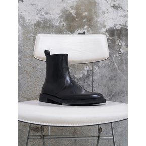 [MEN] Lyon Leather Ankle Boots Black