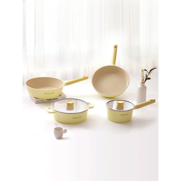 레몬머랭 인덕션 냄비 프라이팬 4종세트 (편수18+전골24+팬28+궁중팬28)