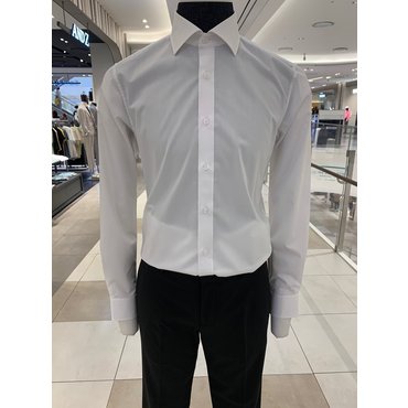 킨록바이킨록앤더슨 20 SS 화이트 기본 스판 셔츠 CAD72L016