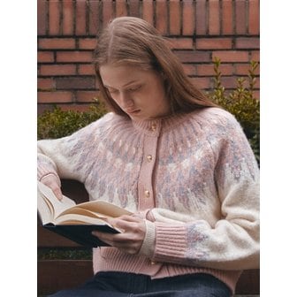 FRONTROW Fair Isle Knit Cardigan_2color