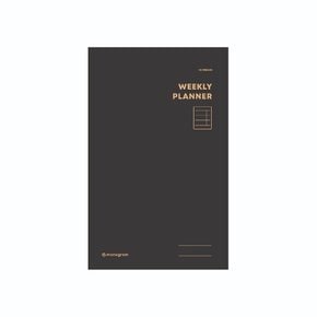 0[꿈드림22]모노그램 monogram 위클리 플래너 weekly planner 16주 Pure Black 2.8 MG-45