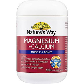 네이쳐스웨이 마그네슘+칼슘 Natures Way Magnesium + Calcium 150정