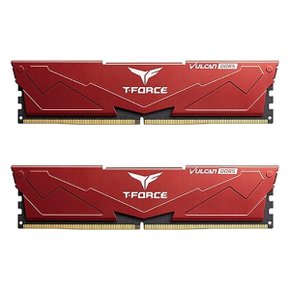 TeamGroup T-Force DDR5-6400 CL34 Vulcan Red 패키지 (64GB(32Gx2))