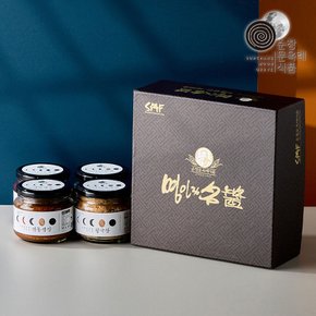 순창문옥례식품 전통장류 선물세트 실속형 1호(고추장450g+된장450g+쌈장450g+청국장450g)