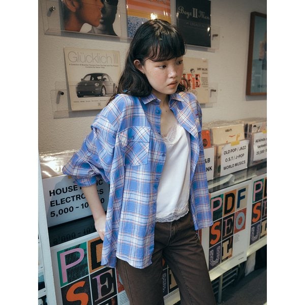 Rustic Check Shirt (Blue)